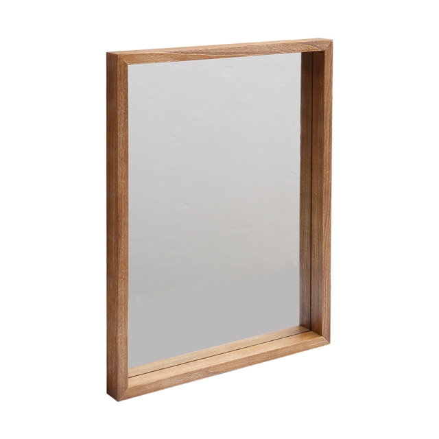 桐を磨いてアンティーク仕上げ ウォールミラー 450×600 鏡 壁掛け