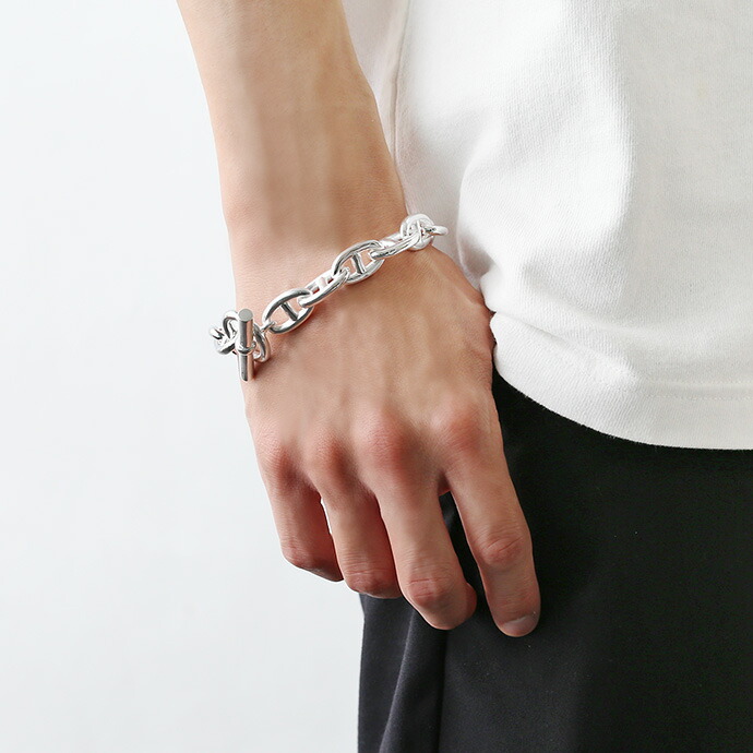 Binich（ビニッチ） ブレスレット メンズ シルバー925 幅12mm アンカー