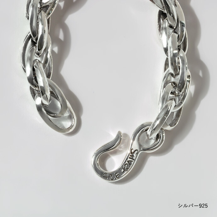 Binich（ビニッチ） ブレスレット メンズ ステンレススチール チェーン