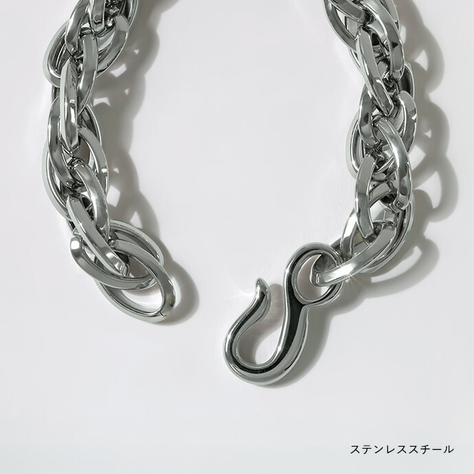 Binich（ビニッチ） ブレスレット メンズ ステンレススチール チェーン