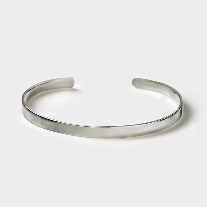 Binich（ビニッチ） ブレスレット メンズ シルバー925 平打ち バングル
