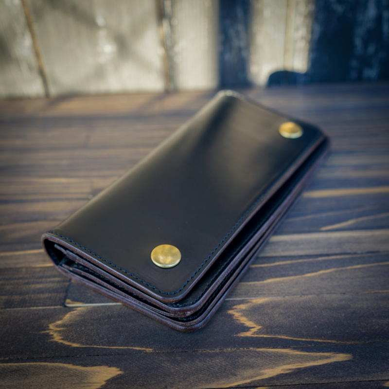 ミドルトラッカーウォレット『Type06』クロムエクセル/ブラック