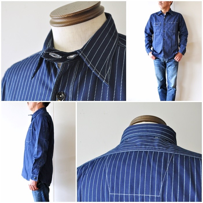 SUGAR CANE SUGARCANE シュガーケーン ウォバッシュワークシャツ 25551