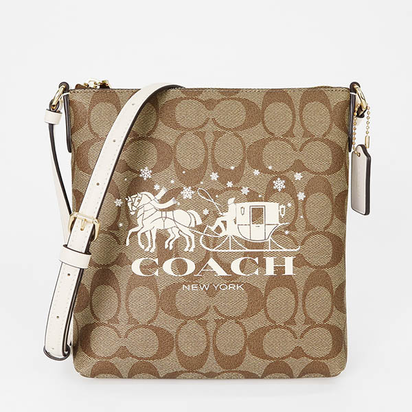 COACH（コーチ） ショルダーバッグ シグネチャー ウィンター馬車ロゴ