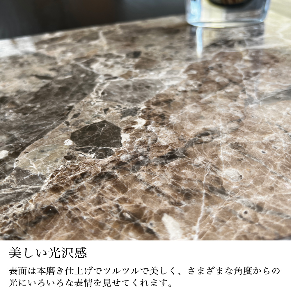 天然石 本物 大理石 italianbrown イタリアンブラウン 茶 高級感本磨き