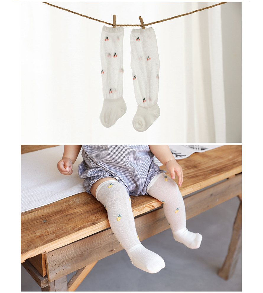 ベビー ニーソックス 2足セット 春夏 ハイソックス ニーハイソックス