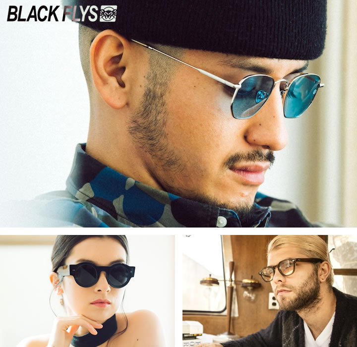 BLACK FLYS（ブラックフライ） サングラス UVカット クリアレンズ