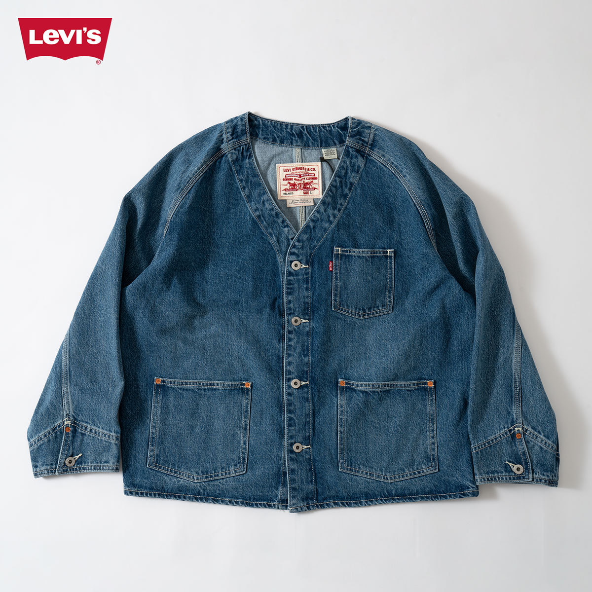 Levi's（リーバイス） デニム カーディガン ユニオン エンジニア A7139