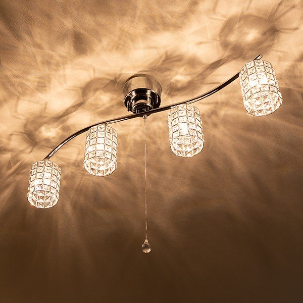 キシマ（KISHIMA） シーリングライト 照明 バータイプ Sアーム 4灯