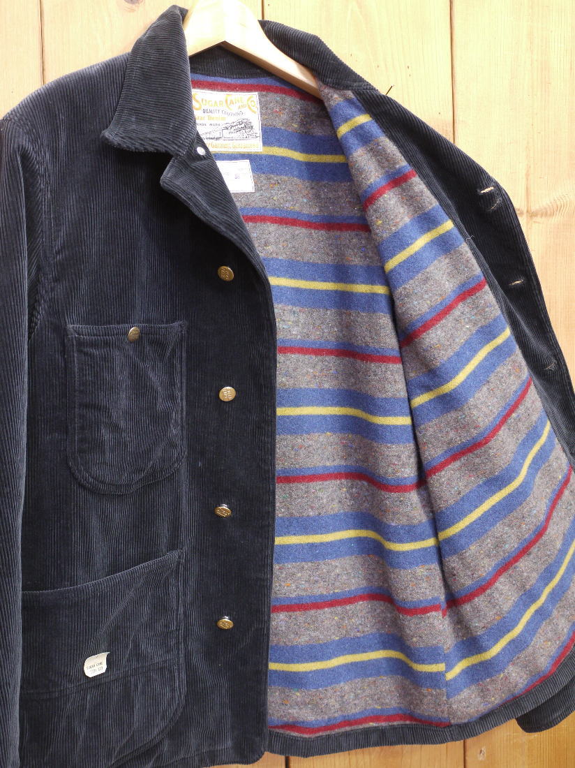 SUGAR CANE シュガーケーン コーデュロイブランケットジャケット