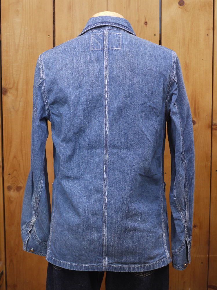 SUGAR CANE シュガーケーン 11oz ブルーデニムワークコート ユーズド