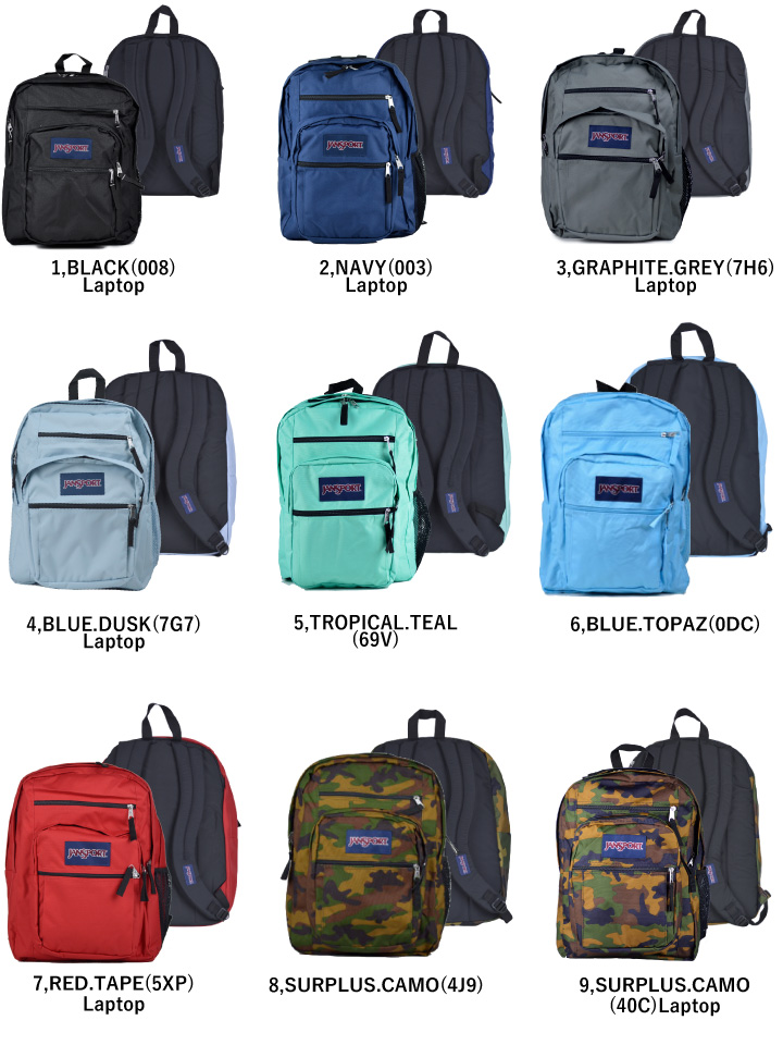 JANSPORT（ジャンスポーツ） リュック ビッグスチューデント BIG