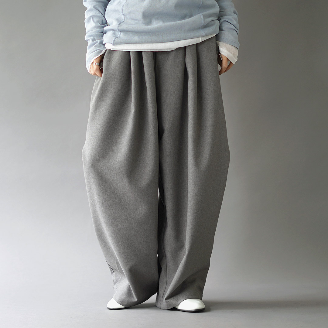 mizuiroind（ミズイロインド） ワイド カーゴ パンツ / レディース