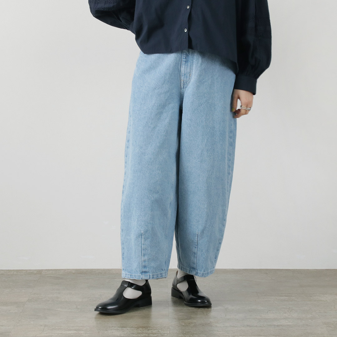 MidiUmi（ミディウミ） ハイウエスト カーブデニム / レディース