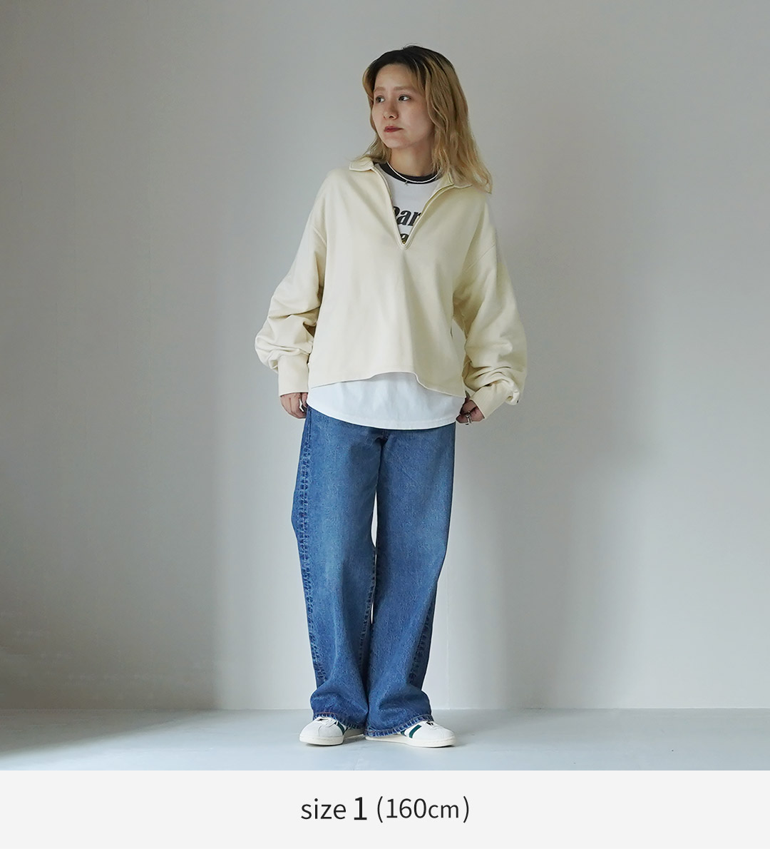 kha:ki（カーキ） ハーフジップ スウェット / レディース トップス