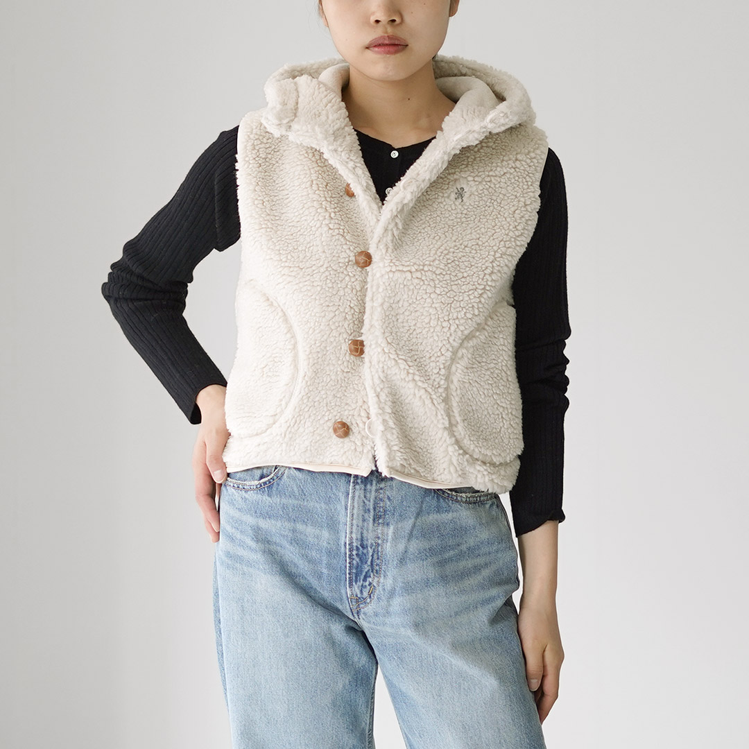 GYMPHLEX（ジムフレックス） ボア フードベスト / フーディー