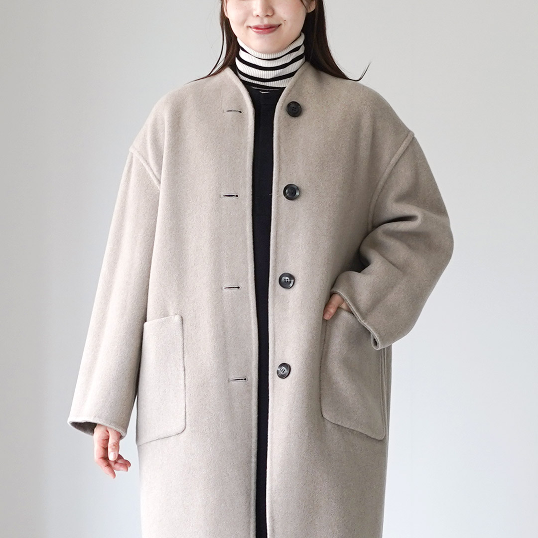LE GLAZIK（ルグラジック） リバーシブル カラーレスコート / ロング