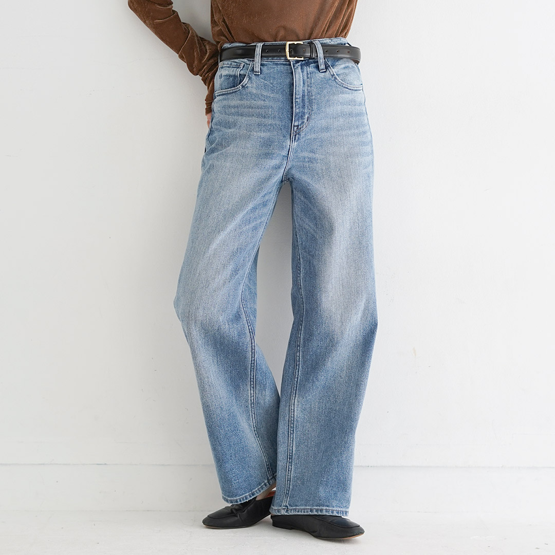 Healthy denim（ヘルシーデニム） Pink Pepper ワイドストレート