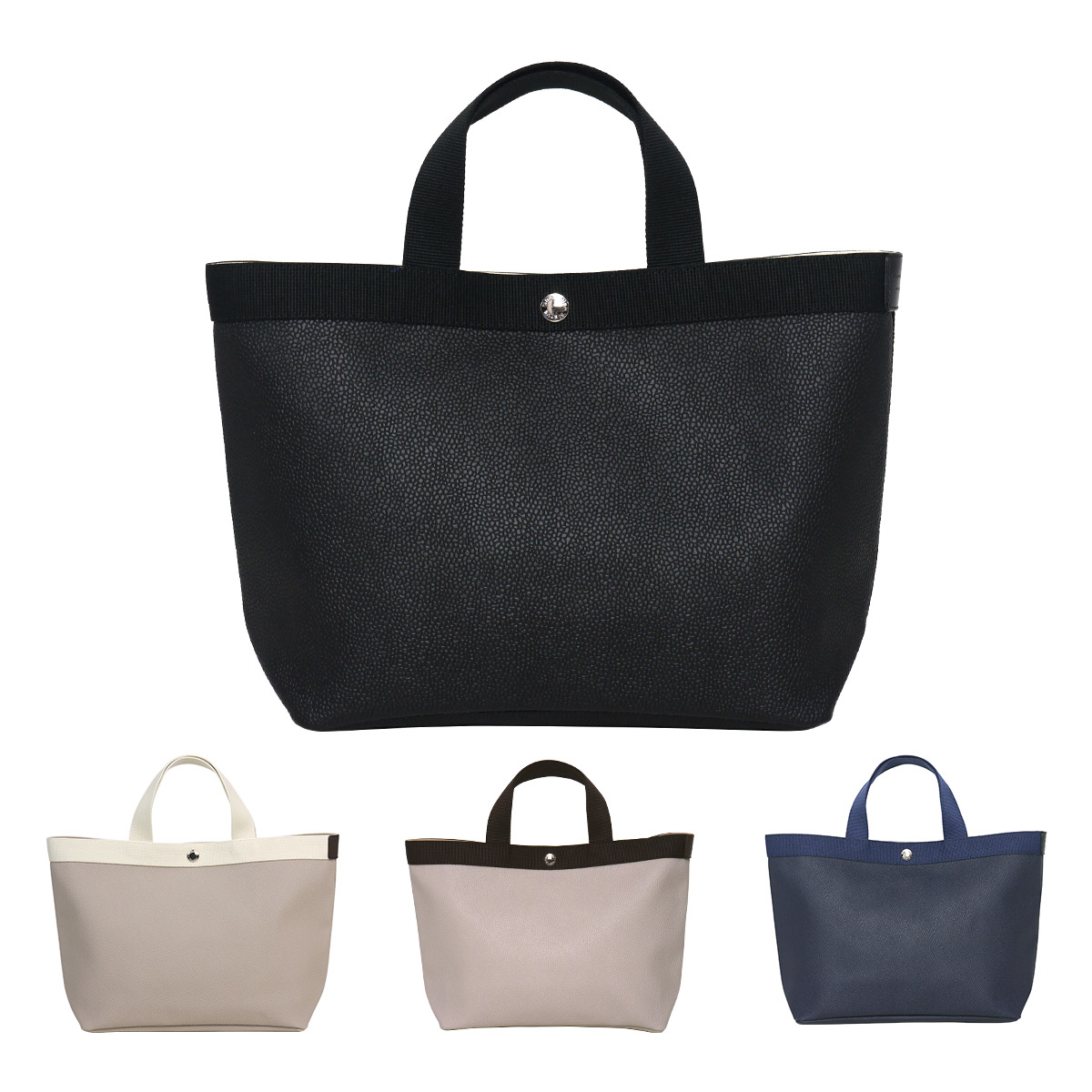 並行輸入品】エルベシャプリエ コーテッドキャンバス スクエアトート