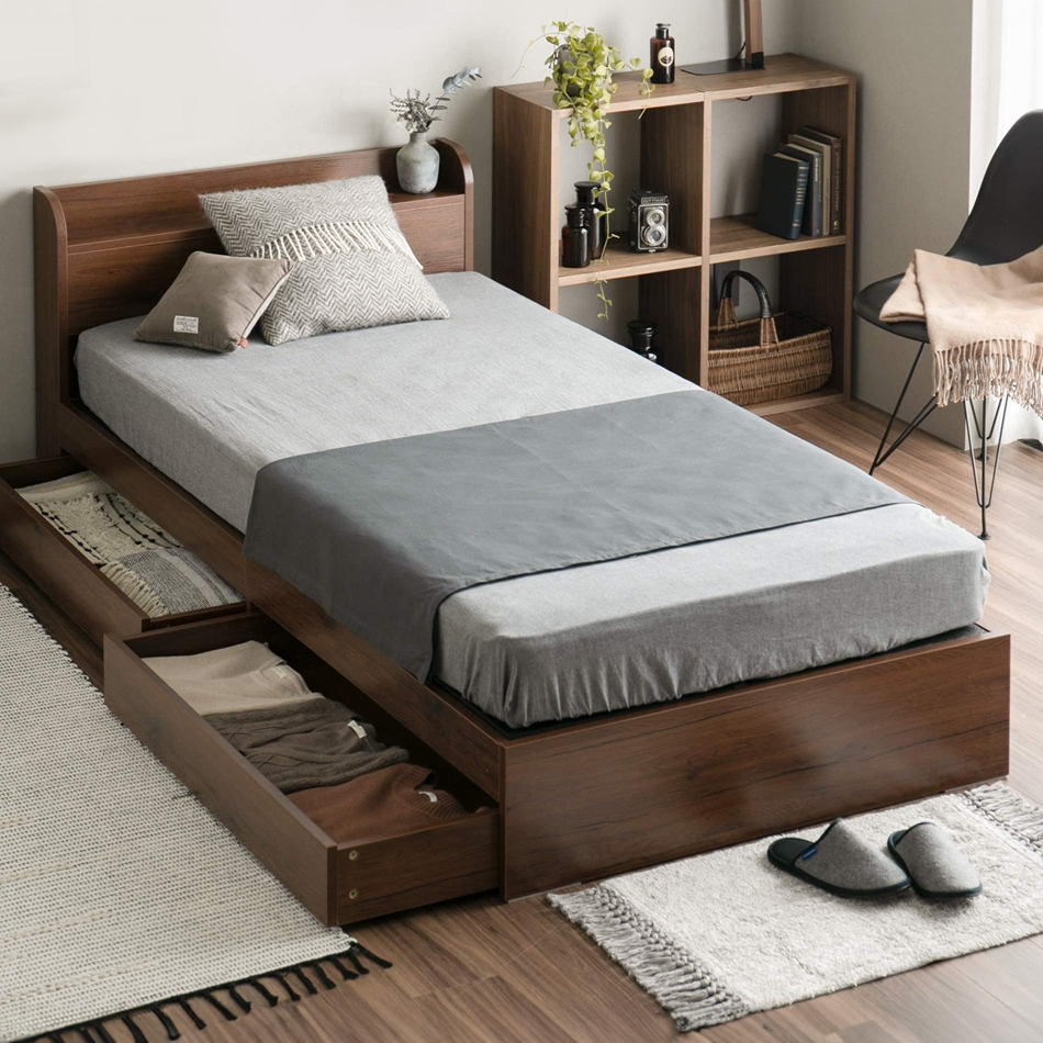 MODERN DECO（モダンデコ） ベッド セミダブル ベッドフレーム