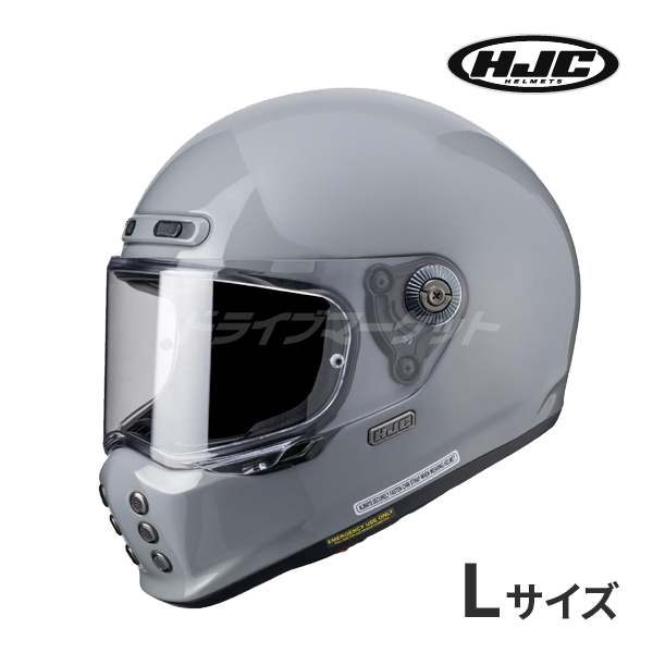 HJC HJC フルフェイスヘルメット V10 ソリッド グレー HJH248 L