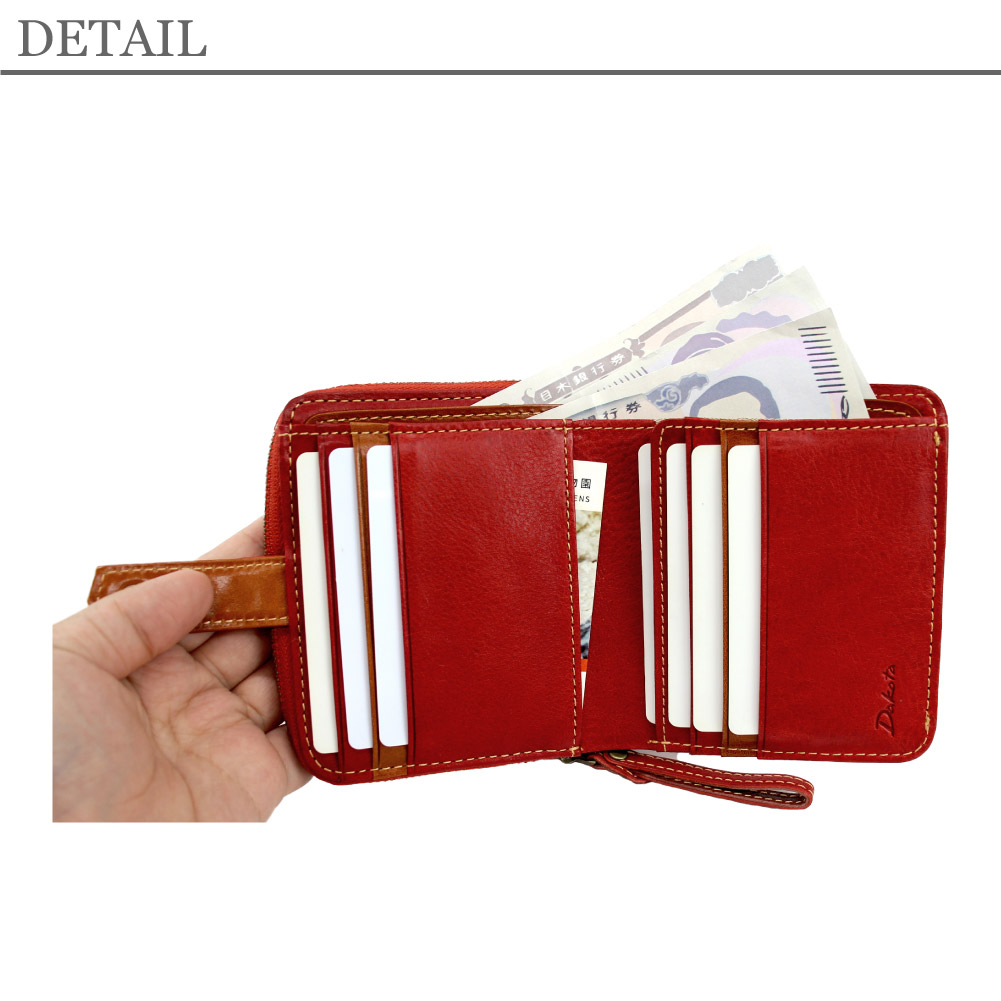 Dakota（ダコタ） 財布 二つ折り レザー 本革 二つ折り財布 レディース