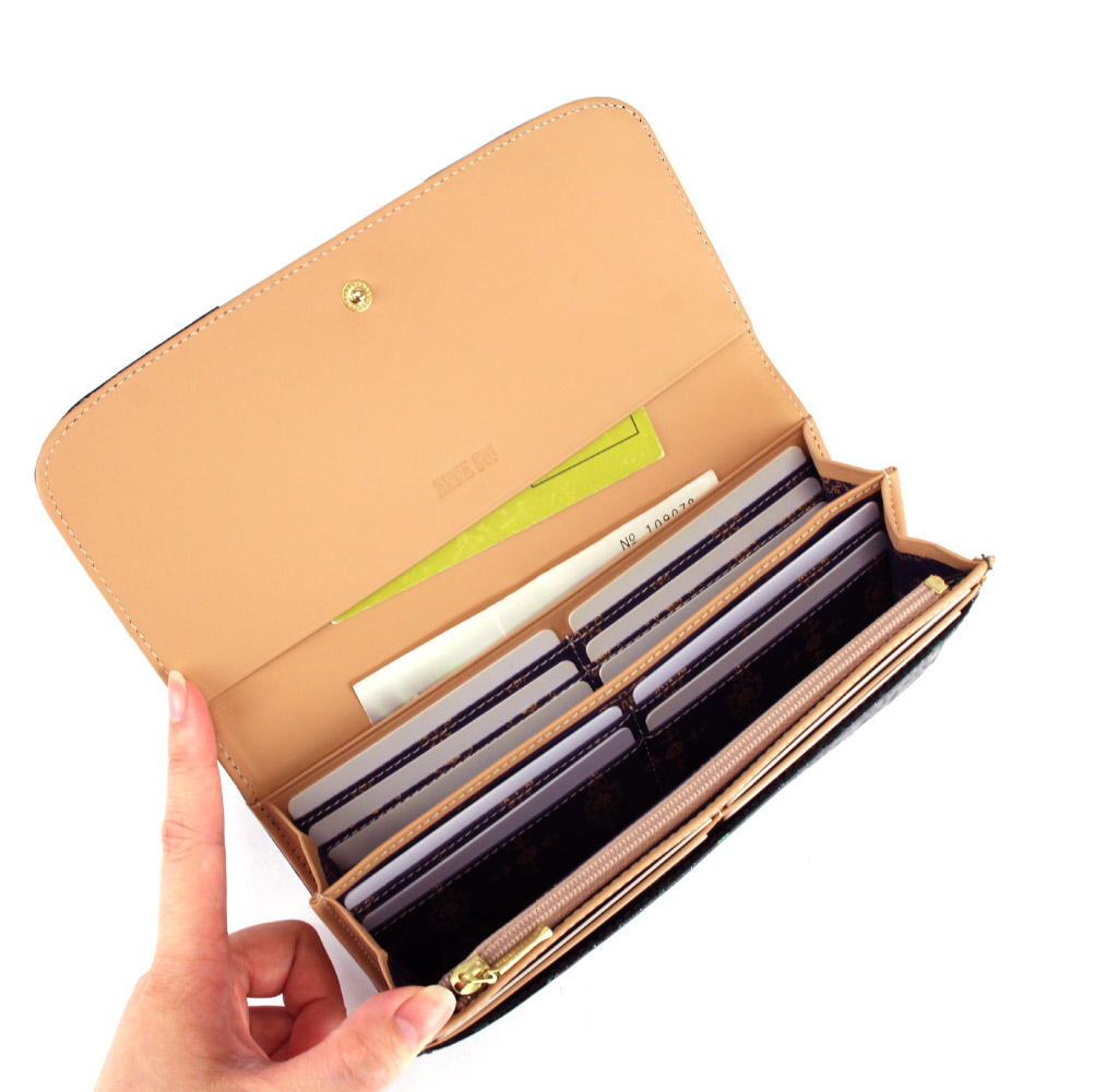 ANNA SUI（アナスイ） 財布 がま口 長財布 ルーミー アナスイ財布