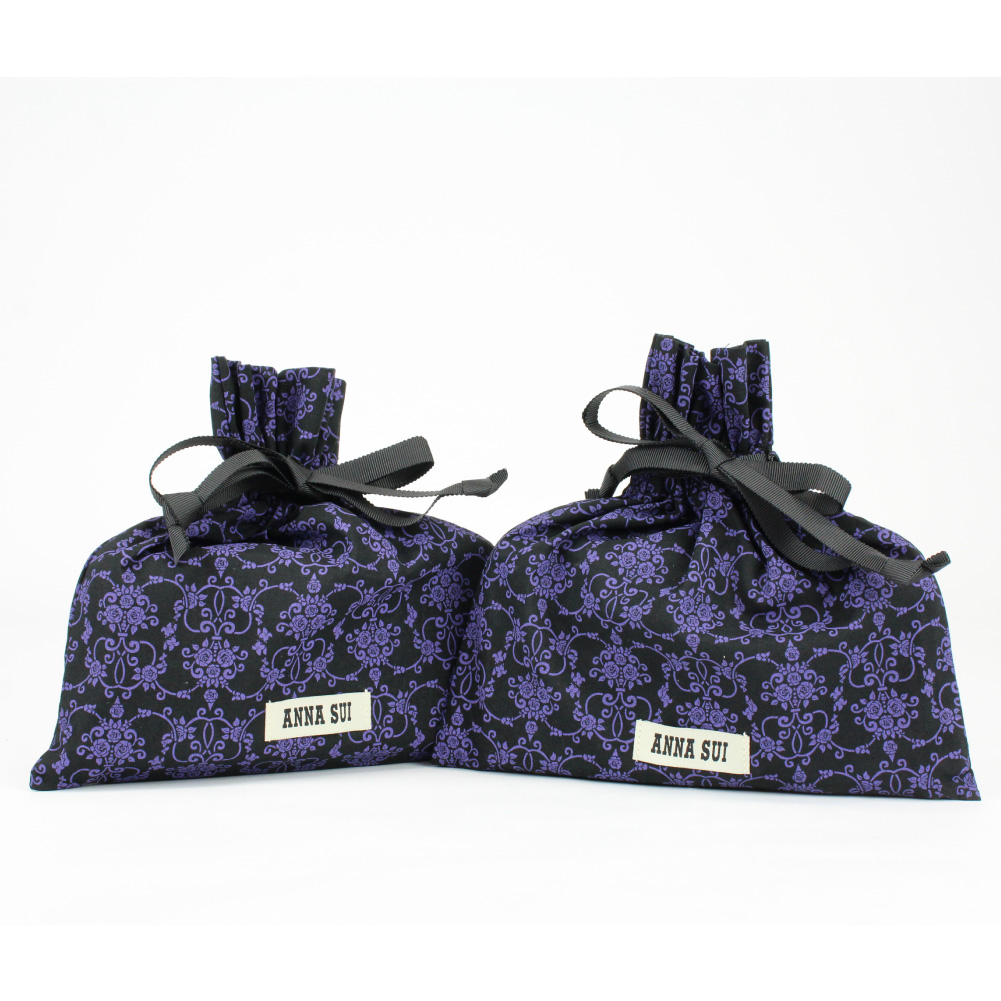 ANNA SUI（アナスイ） 財布 がま口 長財布 316110 セルパン 牛革 本革