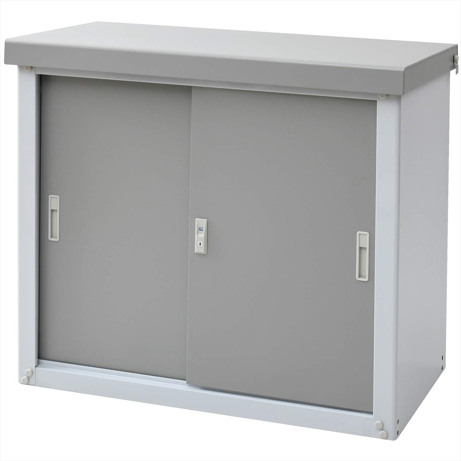 山善（YAMAZEN） 物置 収納庫 屋外 おしゃれ 大型 (幅90奥行45高さ84