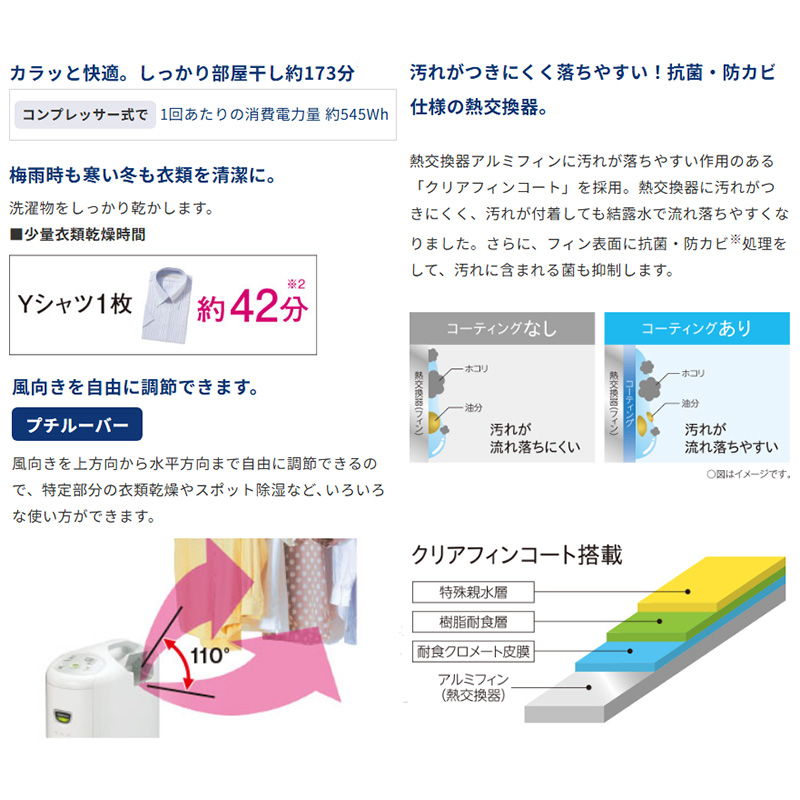 CORONA（コロナ） 除湿機 2025年モデル Pシリーズ スカイブルー
