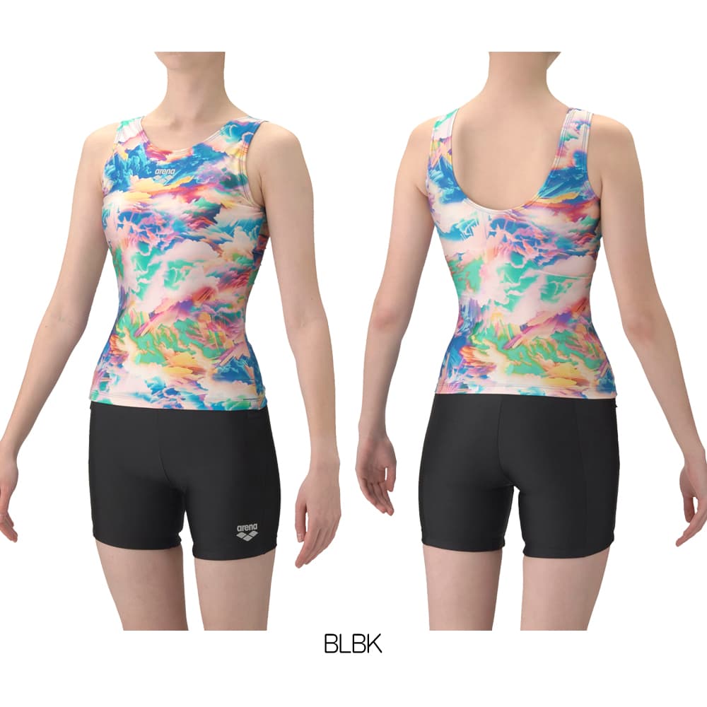 アリーナ（arena） フィットネス水着 レディース ダブルエステル STORM