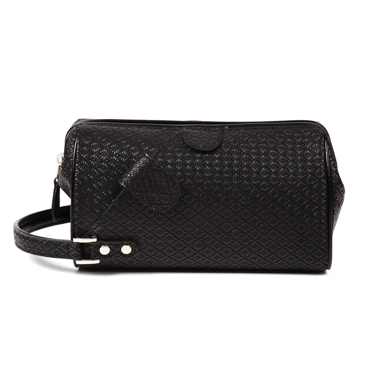 セカンドバッグ 本革 印伝 鹿革 日本製 ダレスバッグ 革 レザー 本革