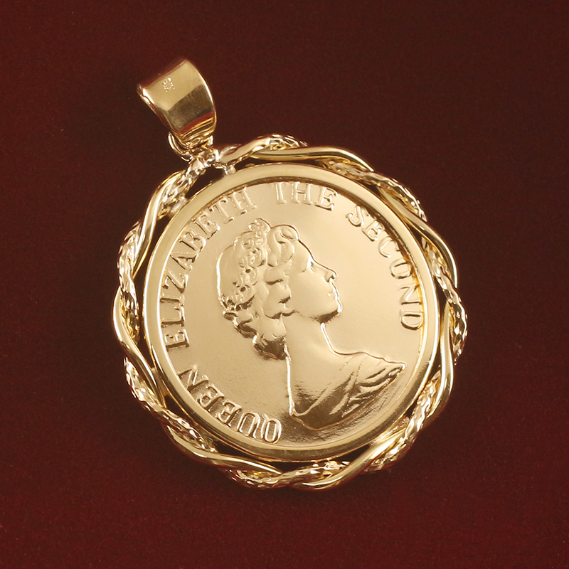 18金 ペンダントトップ K18 ネックレストップ レディース エリザベス