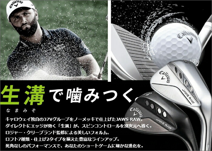 Callaway（キャロウェイ） JAWS RAW ウェッジ ブラック Dynamic Gold
