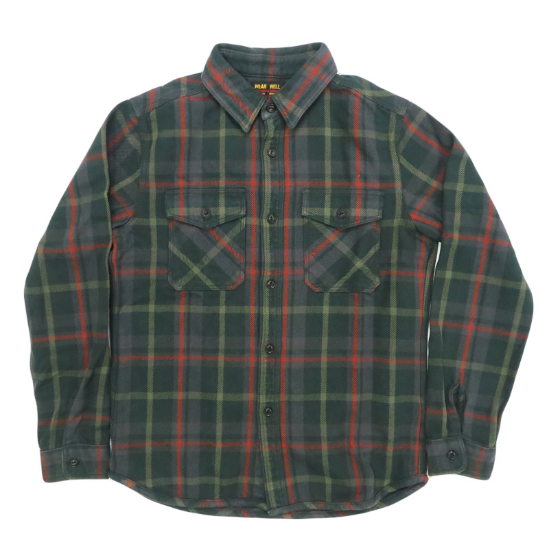 UES（ウエス） チェック エクストラヘビーネルシャツ 長袖 フランネル