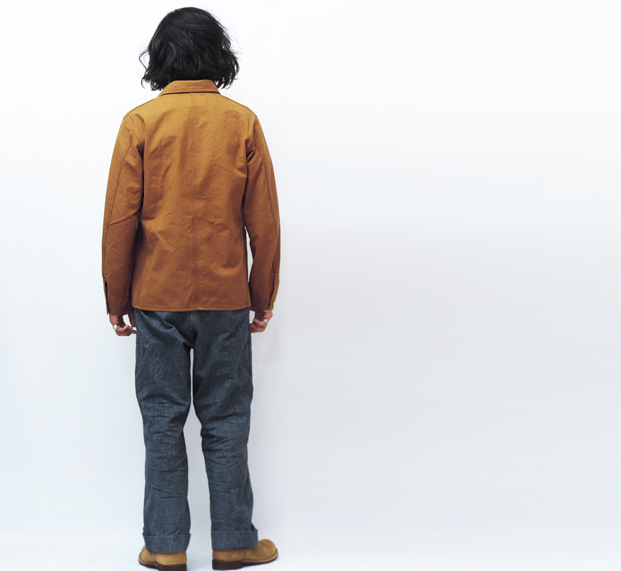SUGAR CANE シュガーケーン 13oz ブラウンダック ワークコート
