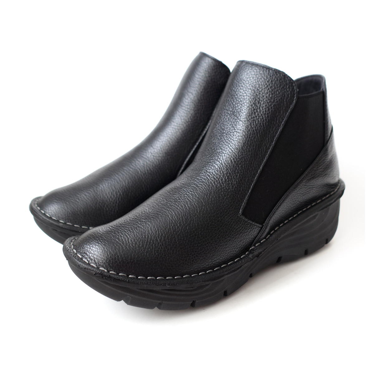 ショートブーツ 本革 レディース 厚底 ブーツ 歩きやすい 履きやすい