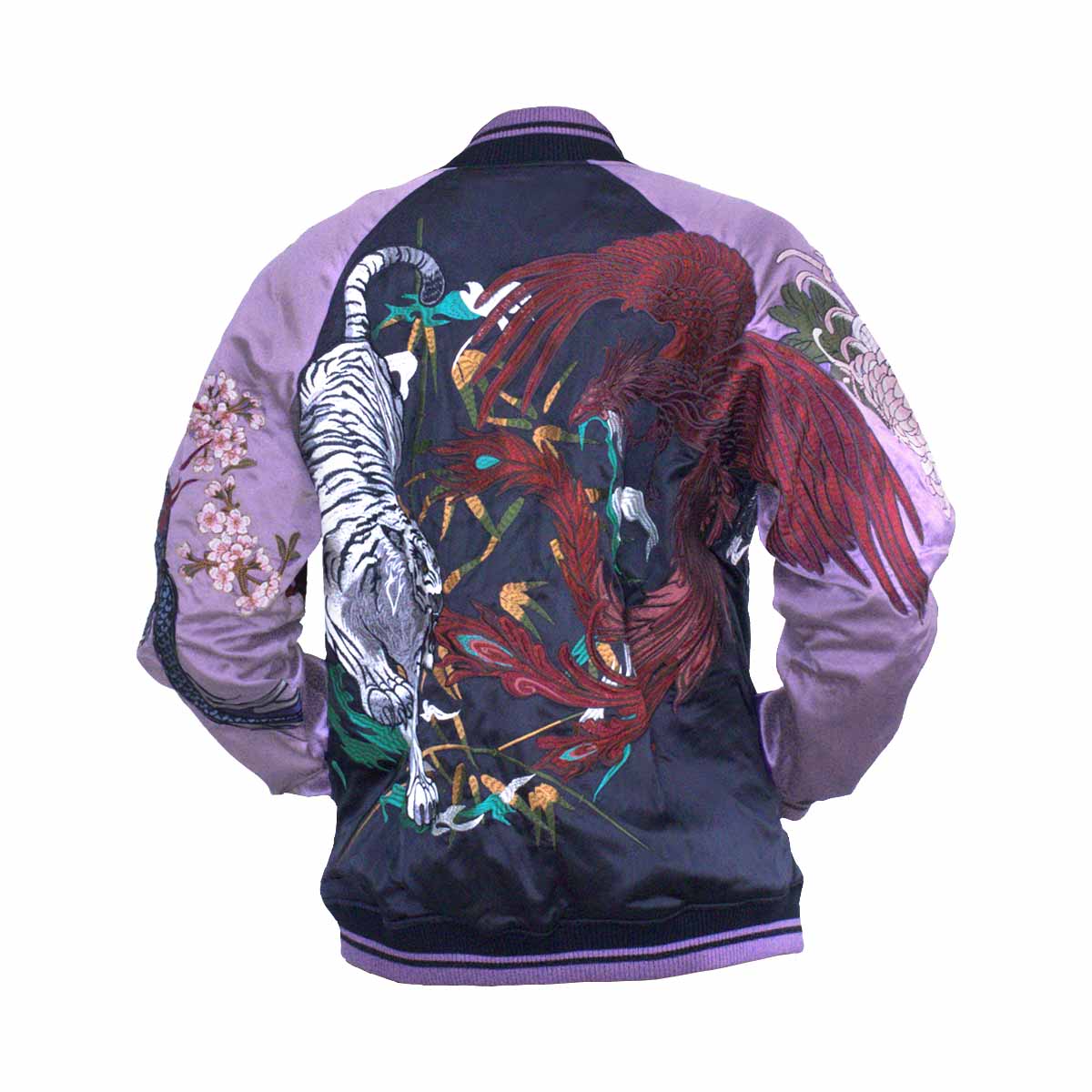 スカジャン 和柄 四神 龍 メンズ 東洋 虎 50代 別珍 40代 朱雀 玄武