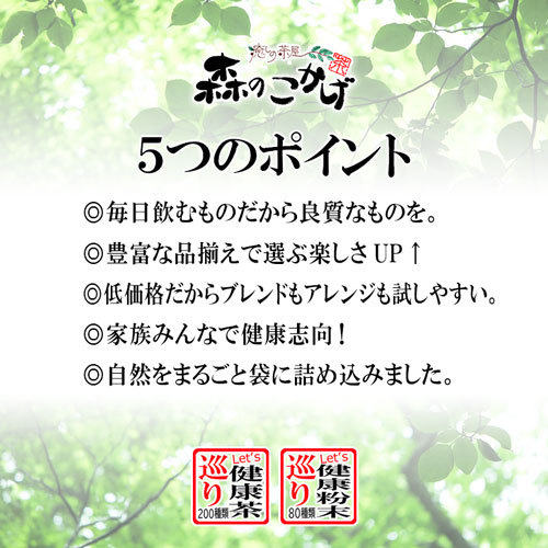 森のこかげ 2 カバノアナタケ茶 2g×50p チャーガ茶 キノコ茶 ティー