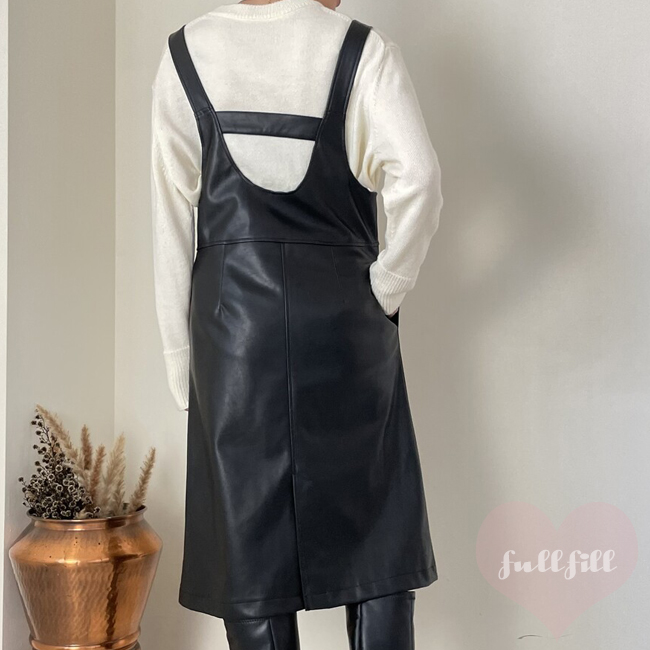 DOLLUPOOPS（ドールアップウップス） ワンピース フェイクレザー