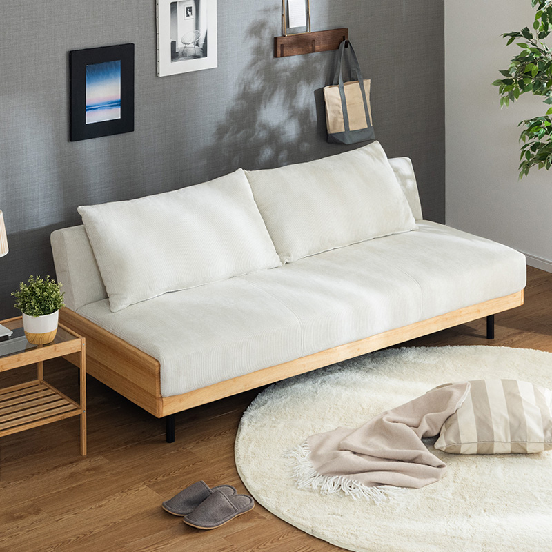 MINT ソファーベッド 3人掛け ソファ 2WAY 三人掛け 3P 幅186 3段階