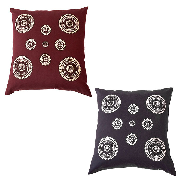 座布団カバー 2枚セット set 銘仙判（55×59cm） 綿100％ 日本製 業務用