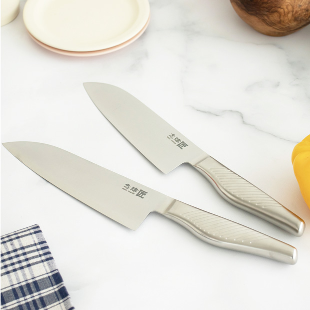 三徳包丁 日本製 16.5 cm ステンレス 三層鋼 包丁 Shikisai 京 三徳