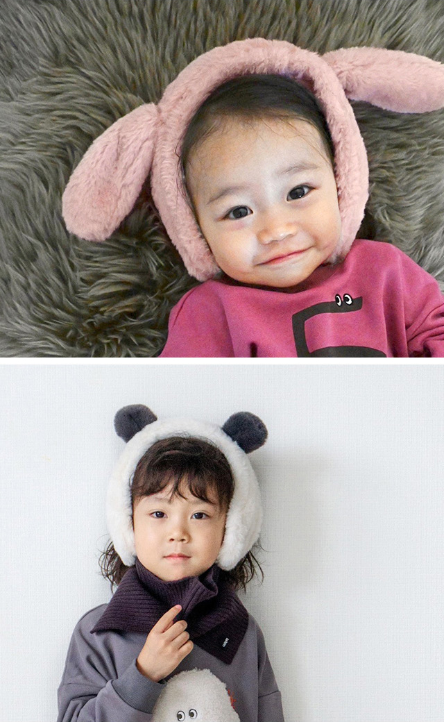 CLOUDY，FINE LATER どうぶつ イヤーマフ 522-375042(耳当て キッズ