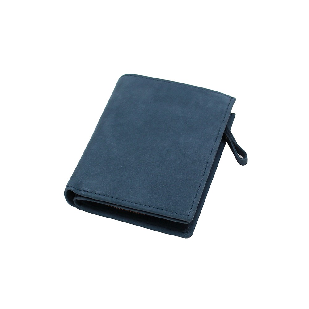 財布 メンズ 二つ折り 日本製 魅革 mikawa 本革 L字ファスナー オイル