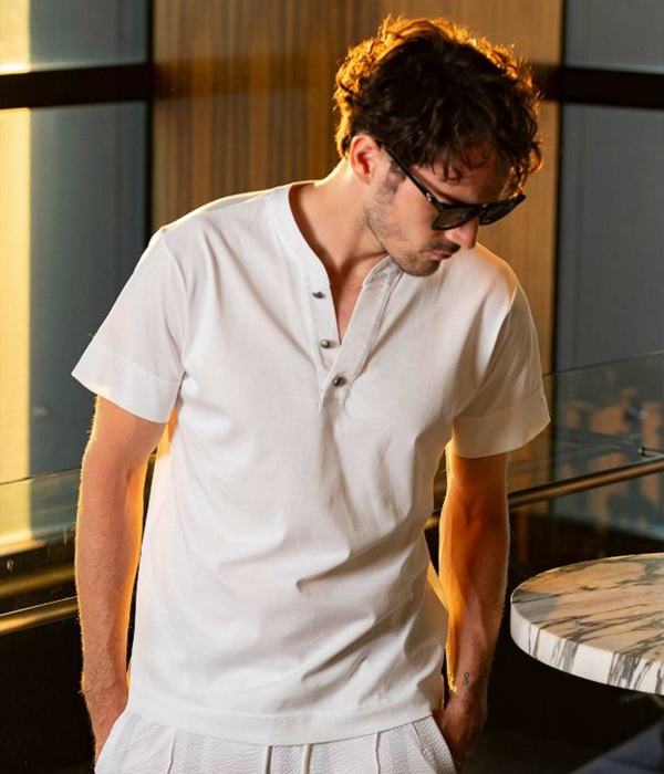 1PIU1UGUALE3 RELAX ヘンリーネックTシャツ メンズ 半袖 カットソー