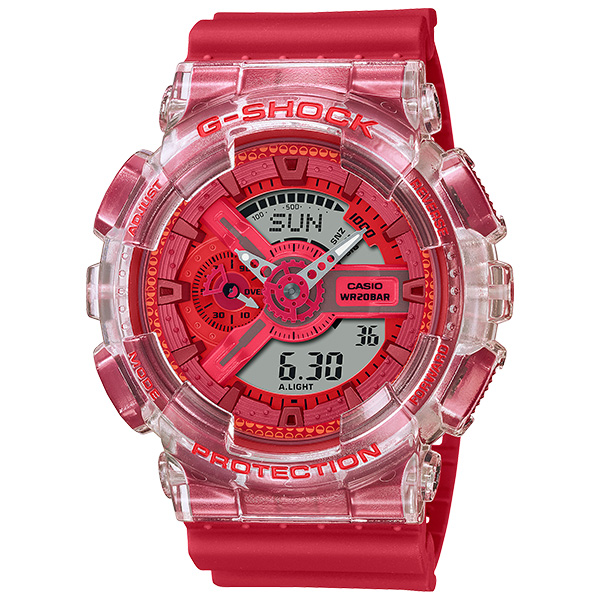 G-SHOCK GA-110GL-4AJR 腕時計 メンズ デジアナ レッド Gショック ジー