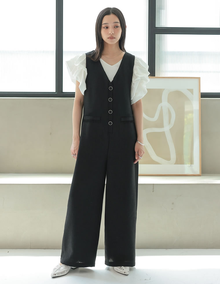 Re:EDIT（リエディ） サマーツイード レディース オールインワン