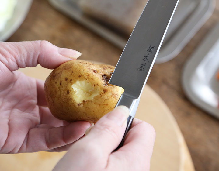 木屋 ペティナイフ 130mm 日本橋木屋 包丁 プロ仕様 鋼製 鍔付き 強化