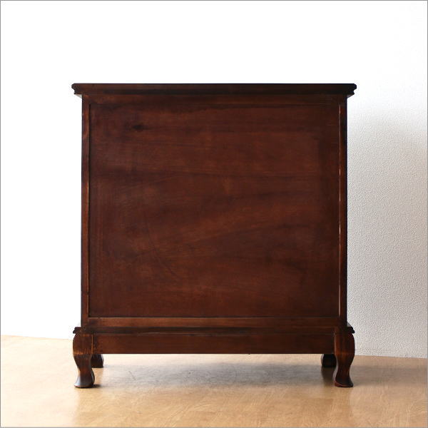 アンティーク 家具 サイドボード 収納家具 電話台 FAX台 猫脚 完成品